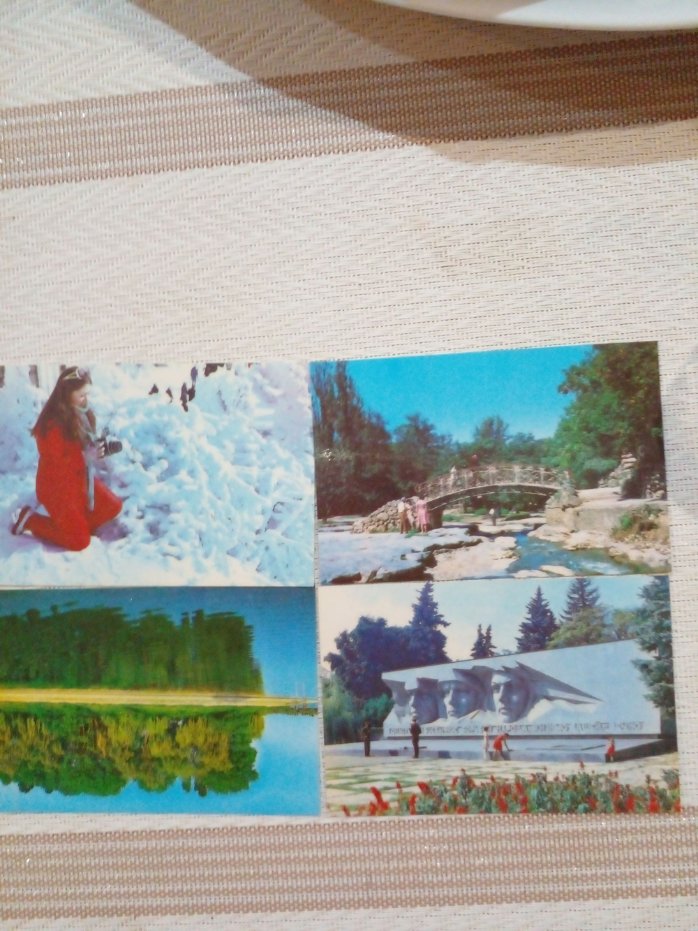Карманные календарики. СССР. Винтаж. 1986 г. Издательство " Кавказская здравница ". Набор из 4 календарей