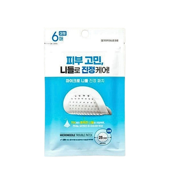 Патчи успокаивающие Daiso Micro Needle Soothing Patches (L size), 6 шт