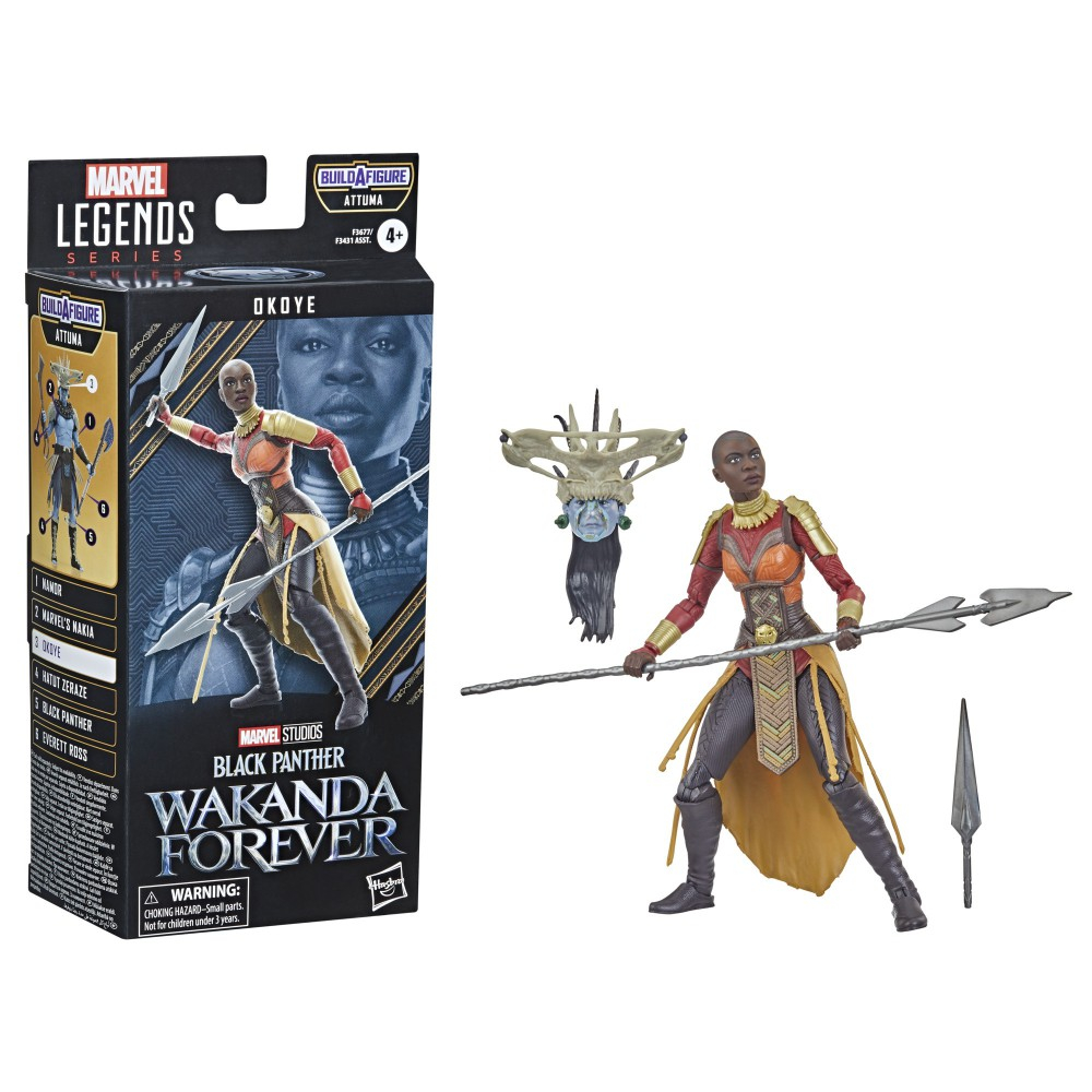 Hasbro Marvel Legends Black Panther Wakanda Forever - Фигурка 15 см Okoye F3677
