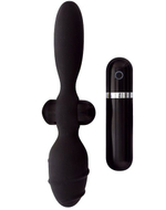 Двусторонний анальный стимулятор MENZSTUFF THRILLER ASS - 20 см. (Цвет: черный)