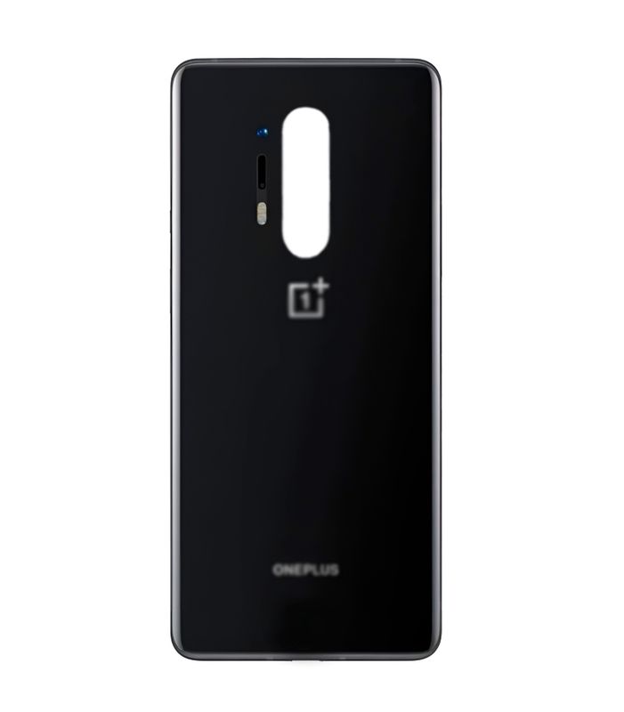 Задняя крышка для OnePlus 8 Pro черная (Onyx Black) без стекла камеры