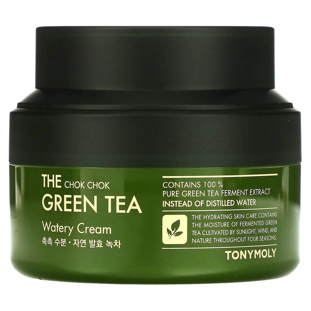 TonyMoly, The Chok Chok Green Tea, увлажняющий крем с зеленым чаем, 60 мл