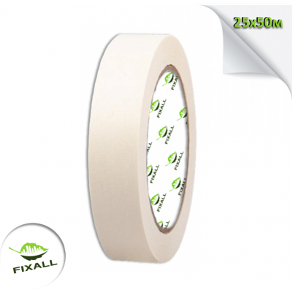 Скотч малярный Fixall , 25мм х 50м