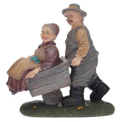 GAEM Фигурка декоративная "Бабушка с дедушкой", L15 W7 H15 см, 2в.