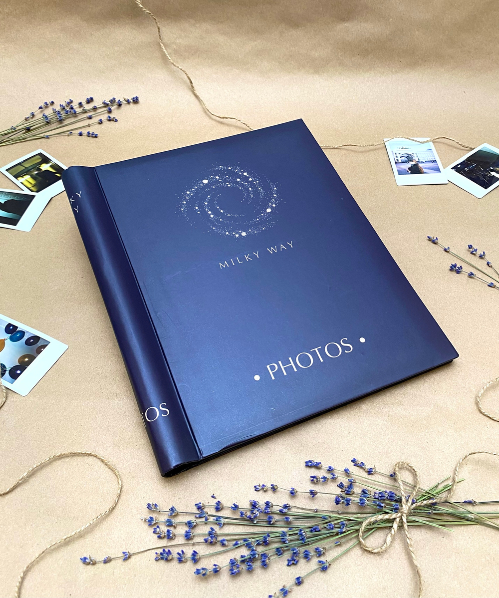 Фотоальбом на 10 магнитных листов 23х28 см, внутр. спираль milky way Млечный путь