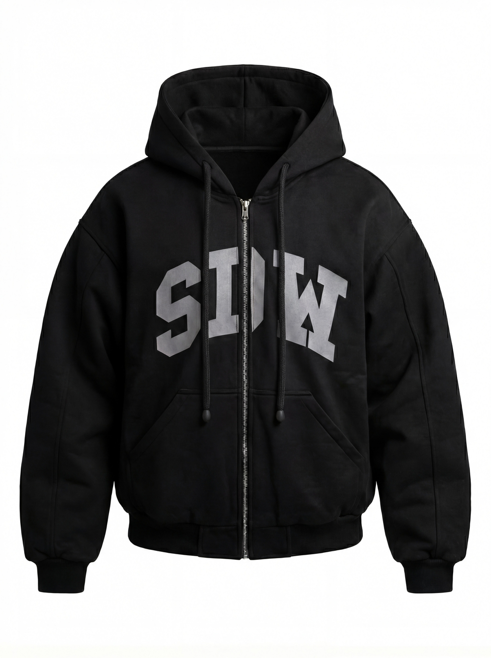 Двухсторонний Бомбер SDW в черном цвете