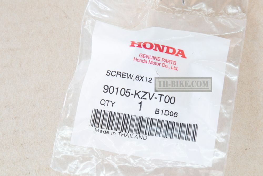 90105-KZV-T00. SCREW, 6X12