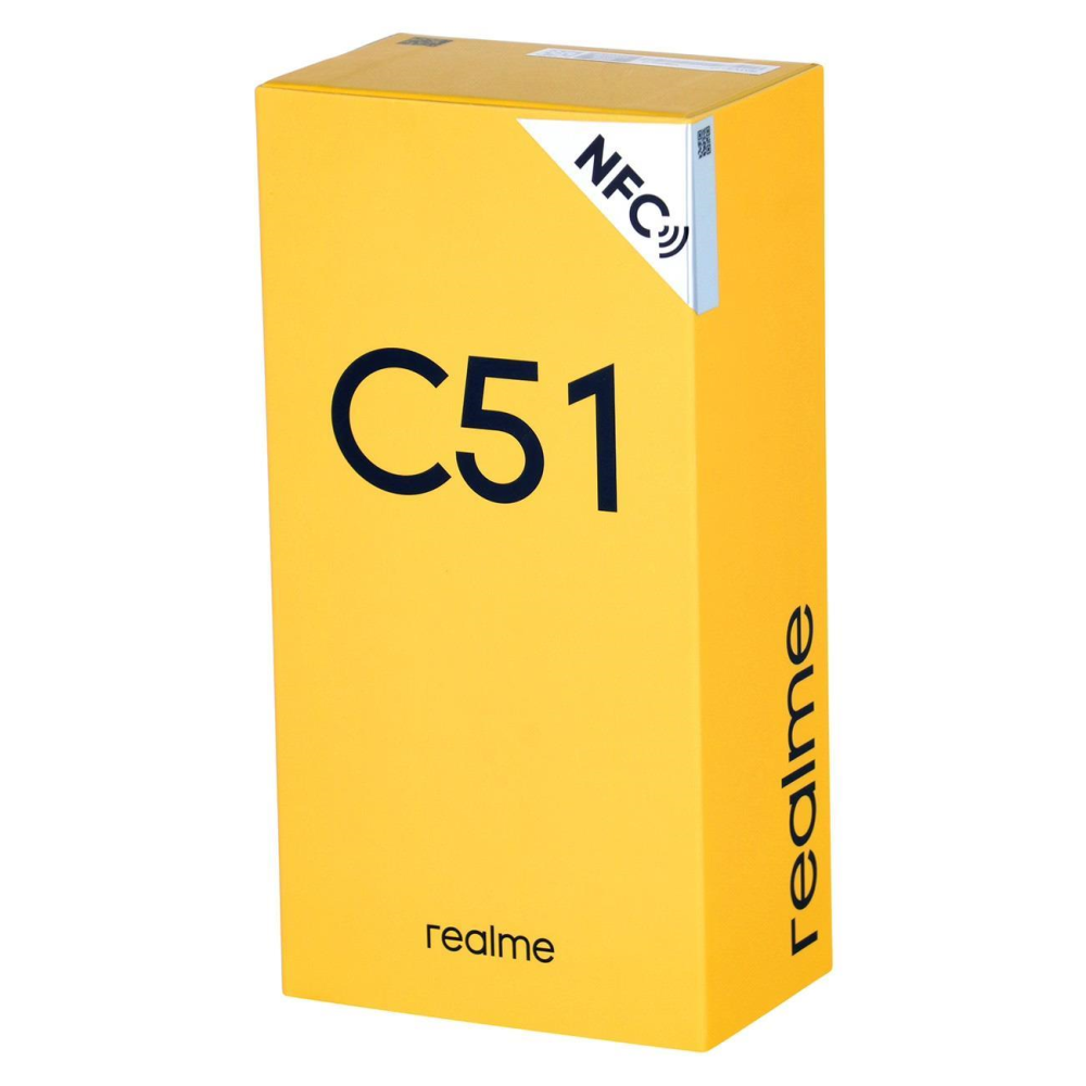 Смартфон realme C51 4/64 ГБ RU, Dual nano SIM, черный