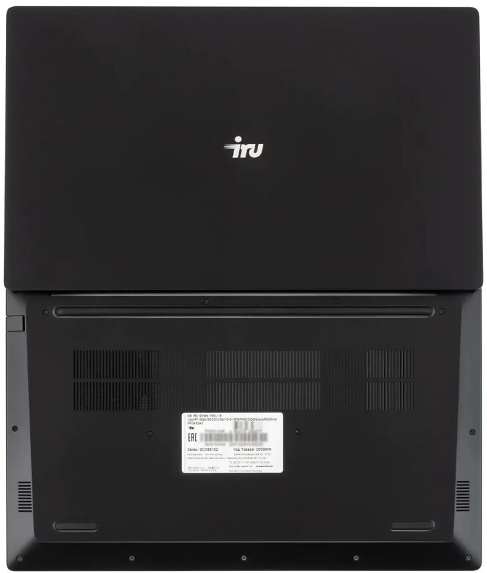 Ноутбук  iRu Strato 15ALI 15.6 ", Core i5, 16 Гб RAM, 512 Гб SSD, Iris Xe Graphics, Черный