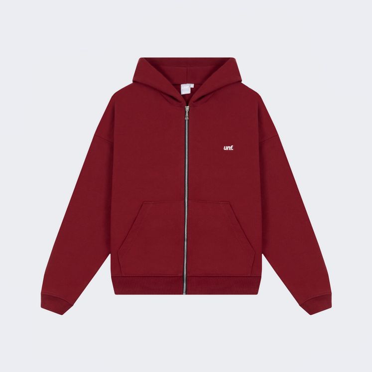 Худи UNIFORM HEAVY ZIP UNF, бордовый