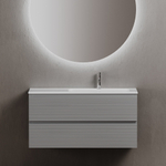 Тумба подвесная под раковину правая Sancos Folk, Ergraut soft 995х445х500