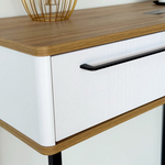 Туалетный столик консоль ROYAL 5211 эко (Дуб Кантри-Черный-р.черная)