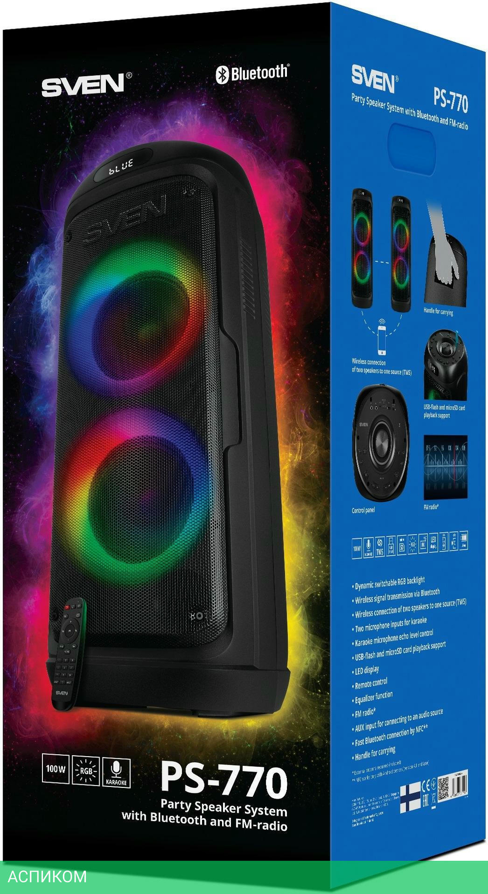 Колонка для вечеринок Sven PS-770 (SV-021719)