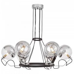Подвесная люстра LUMINA DECO MARSEO LDP 9110-6 BK+CHR