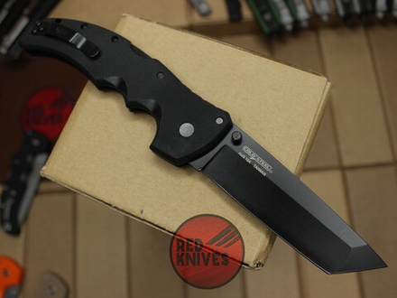 Нож Cold Steel Recon 1 TANTO G10 (V2025) - черная рук., черный клинок