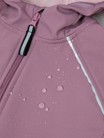 Куртка из софтшелла "Пыльная роза"