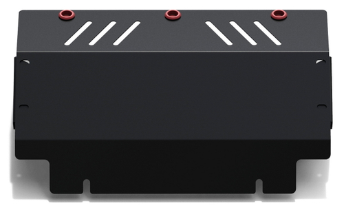 Защита радиатора АвтоБроня для Mitsubishi Pajero II (V - все) 1991-1999, сталь 1.8 мм, с крепежом, 111.04020.1