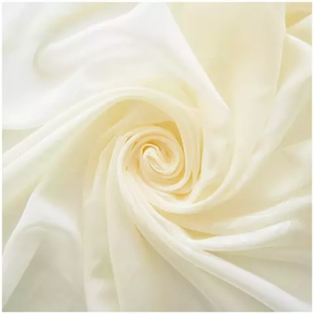 Вуаль однотонная молочная