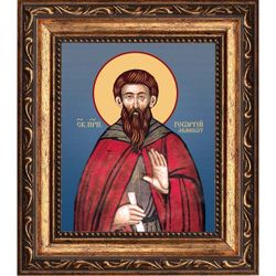 Георгий Лимниот (Озерник) Преподобный. Икона на холсте.