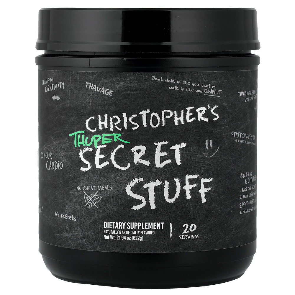 Raw Nutrition, Christopher's Tuper Secret Stuff, 622 г (21,94 унции)