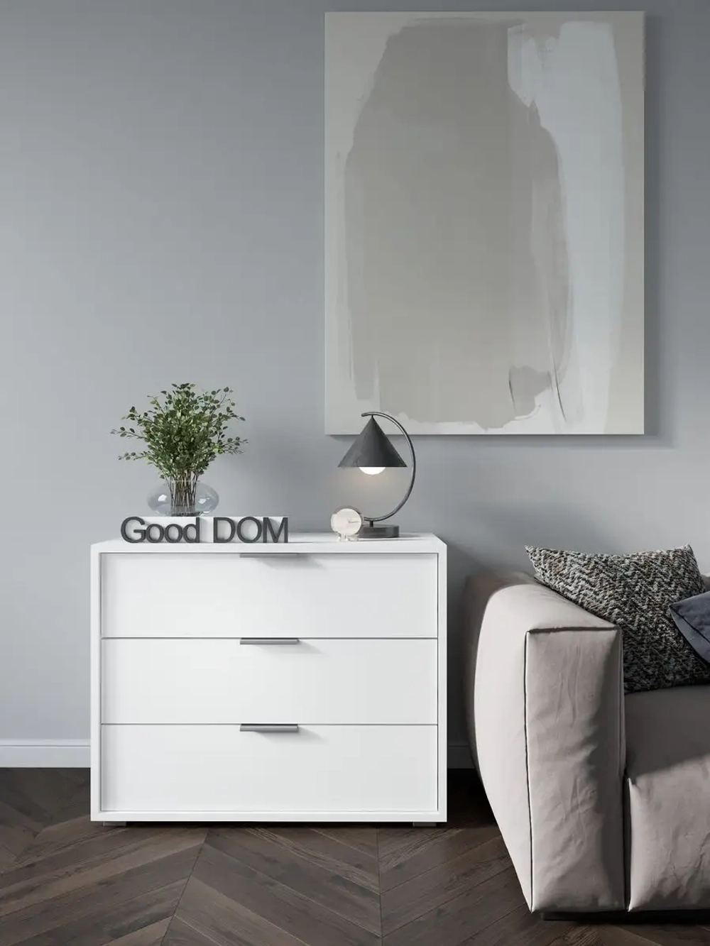 Комод деревянный с ящиками для вещей