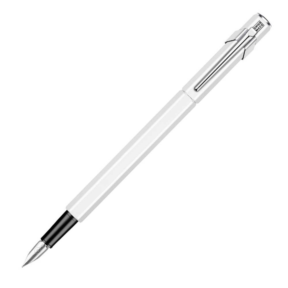 Carandache Office 849 Classic - Laquer White, перьевая ручка, F, подарочная коробка