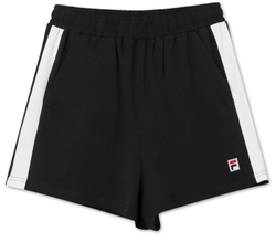 Женские Шорты теннисные Fila Badu High Waist Shorts Women - black/blanc de blanc
