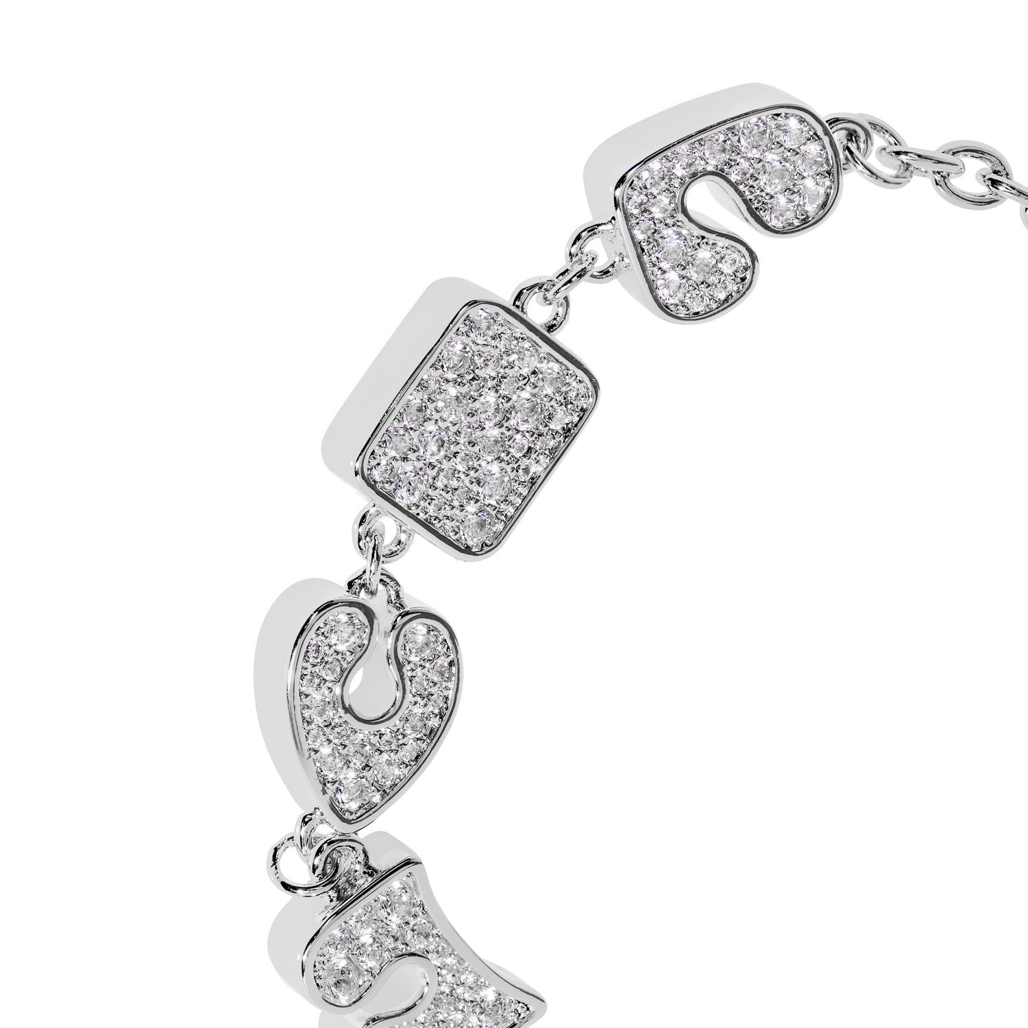 Браслет Hippie Love Bracelet - Silver