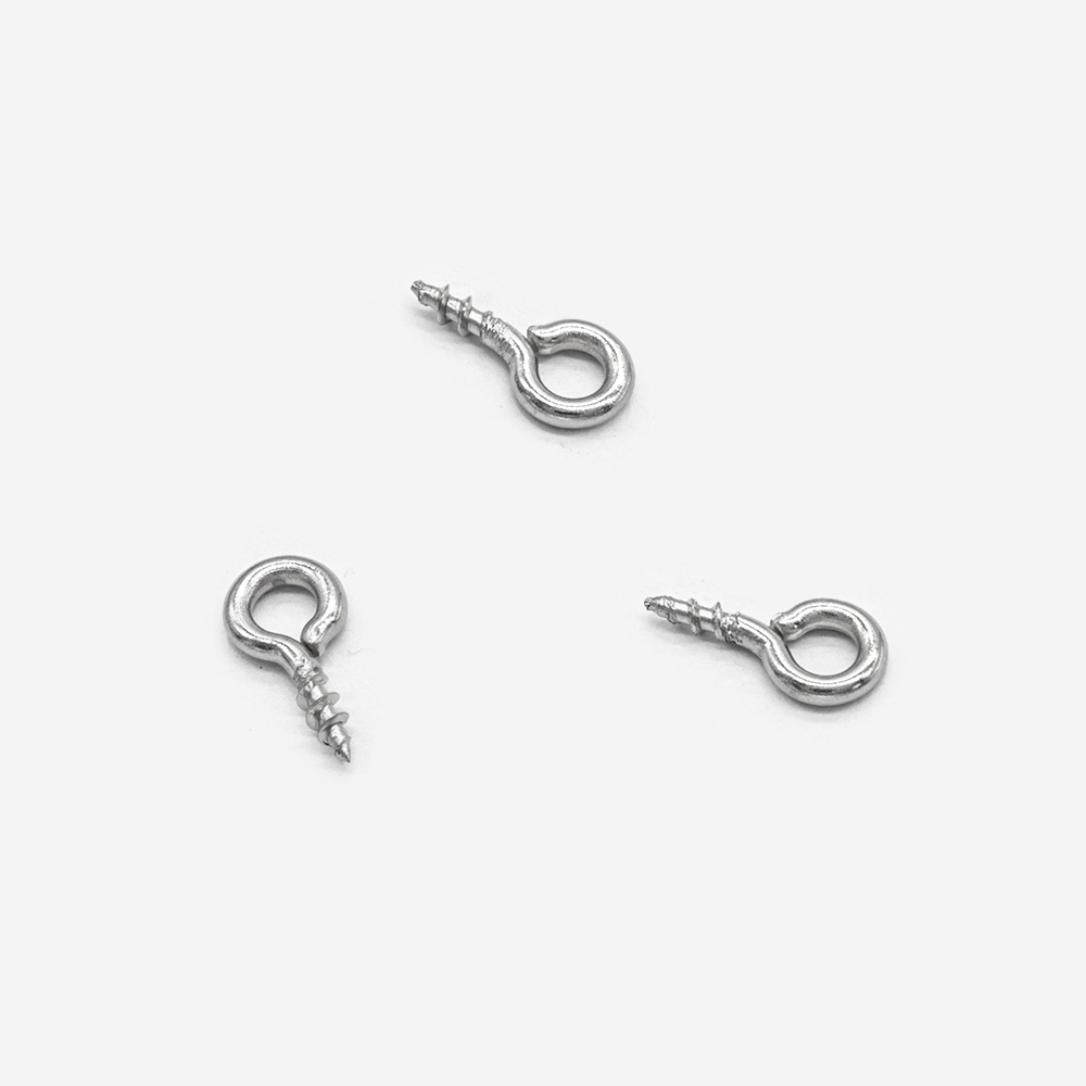 Бейл под вклейку с резьбой 4*8мм, сталь без покрытия