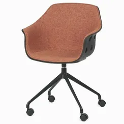 Стул на колесиках Expectation, терракотовый