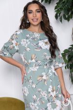 Платье Каролина (зеленое) П10534 LT Collection (Акция)