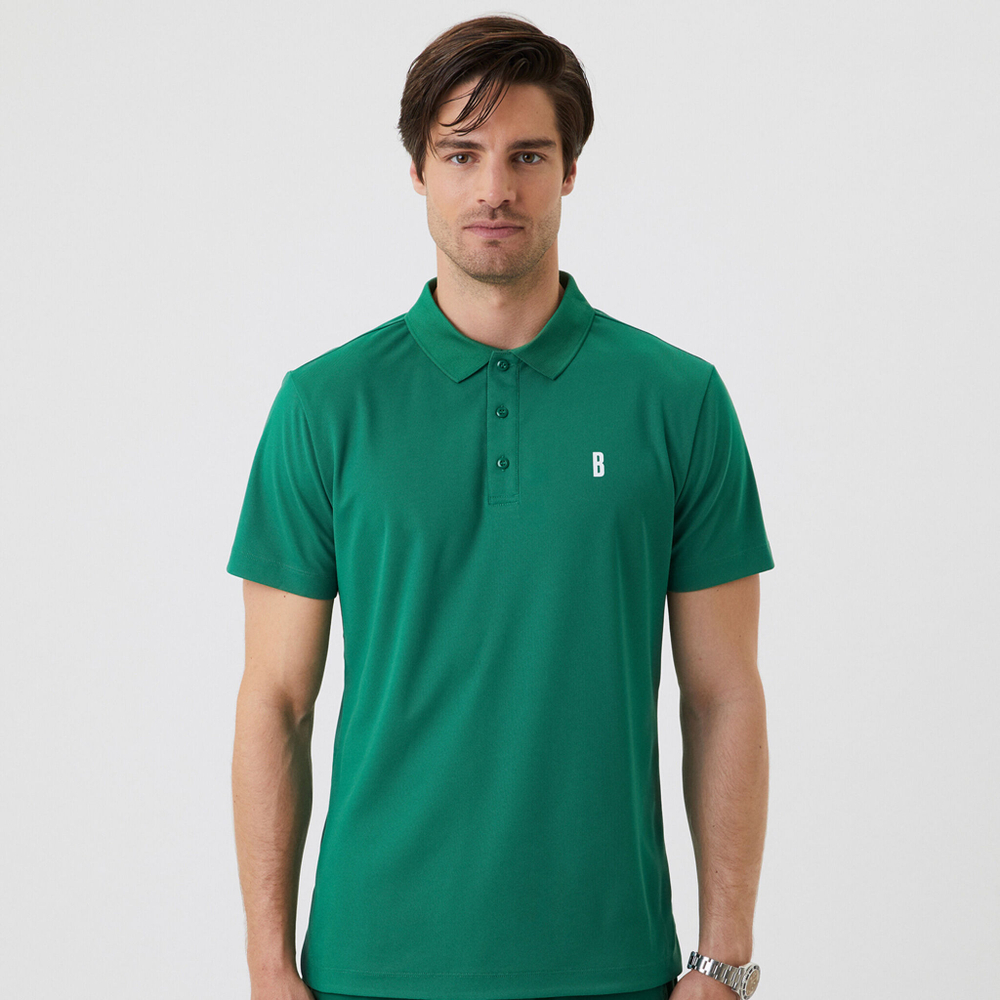Мужское теннисное поло Björn Borg ACE Polo Men - Green