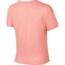 Женская футболка теннисная Nike Court Dry Elevated Essential Top - sunblush/white