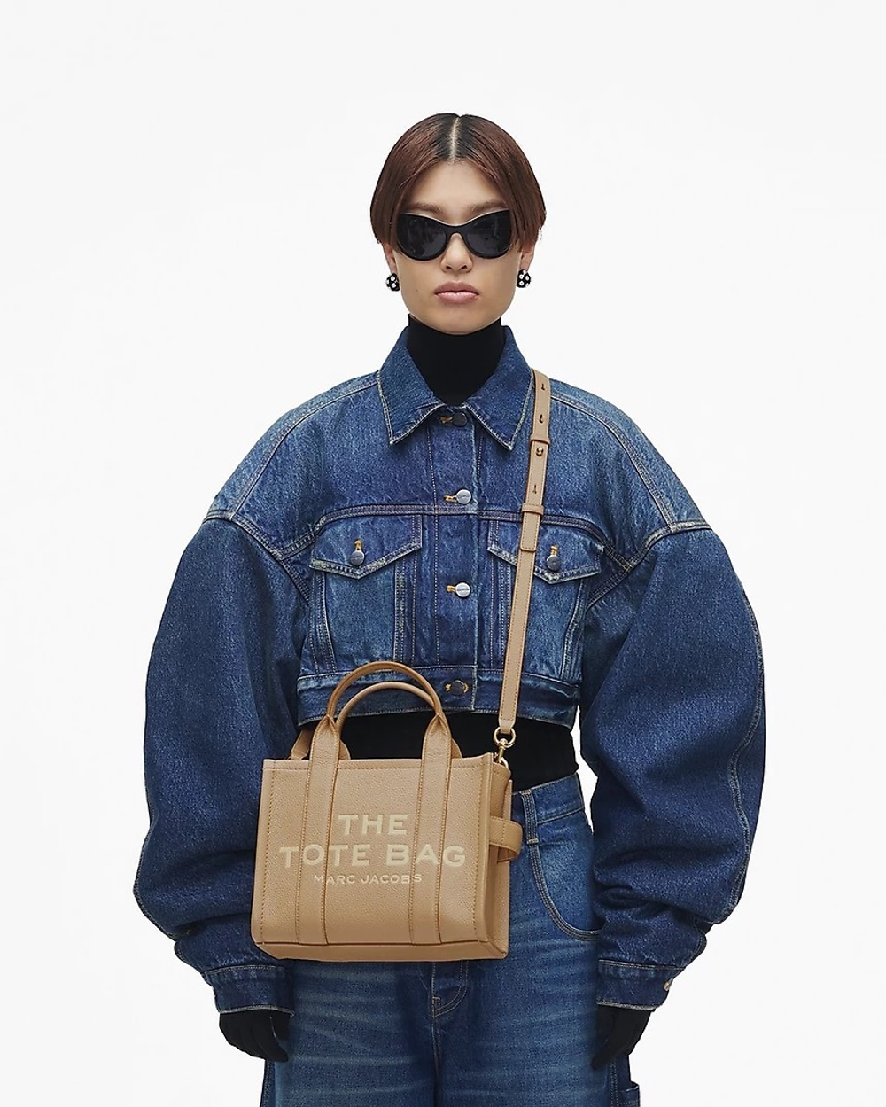 Сумка MARC JACOBS THE LEATHER SMALL TOTE BAG “Camel”