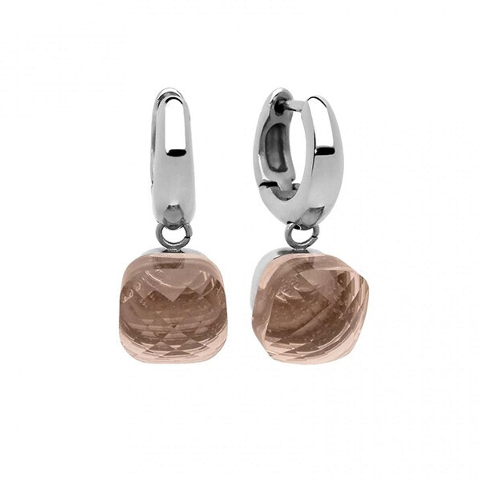 Серьги Qudo Firenze vintage rose 300042 BR