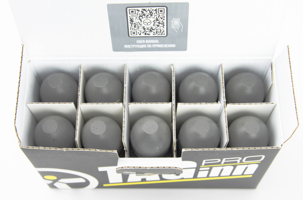 Выстрел ударно-дистанционный TAGinn FATE MK2. Замедлитель 5 сек. (упаковка 10 шт.)
