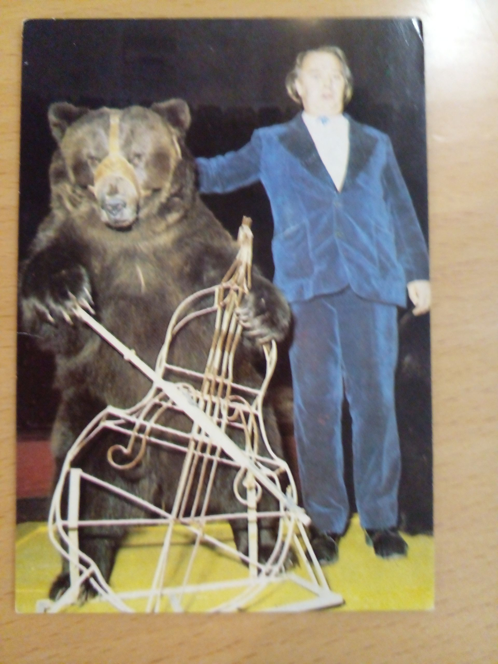 Календарик карманный винтажный коллекционный Цирк. Михаил Симонов, на 1984г. СССР