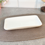 Блюдо сервировочное 22*13,5см эконом керамика (00113026)