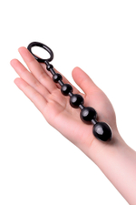Анальная цепочка Toyfa A-toys M черная 19,8 см