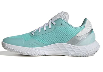 Женские Кроссовки теннисные Adidas Defiant Speed 2 W - flaaqu/silvmt/minton