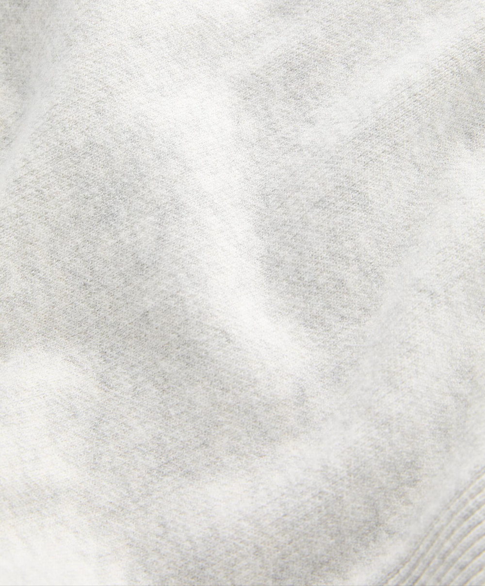 OYSHO Прямые брюки с резинкой по бокам, серый меланж