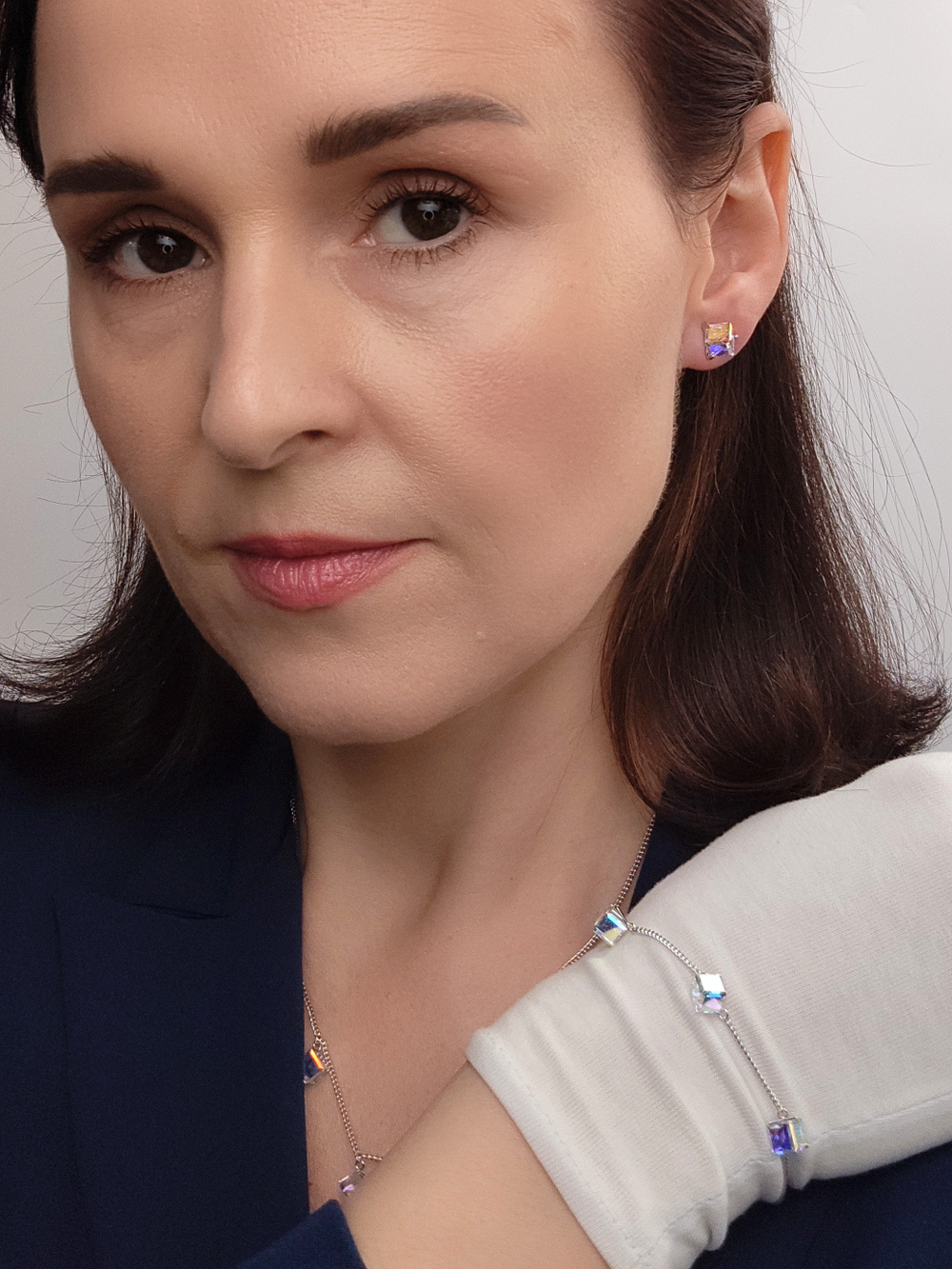 Браслет Миражи с кристаллами-хамелеонами Swarovski