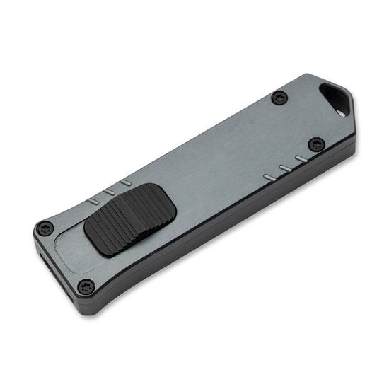 Boker BK06EX276 USB OTF Gray&Green - нож автомат., рук-ть серый алюм., клинок D2