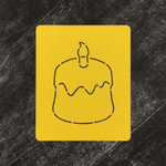 Кулич №7 со свечой