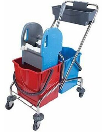 Тележка уборочная двухведерная 2х18 л.