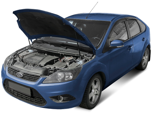 Газовые упоры капота АвтоУпор для Ford Focus II 2005-2011, 2 шт., UFDFOC013