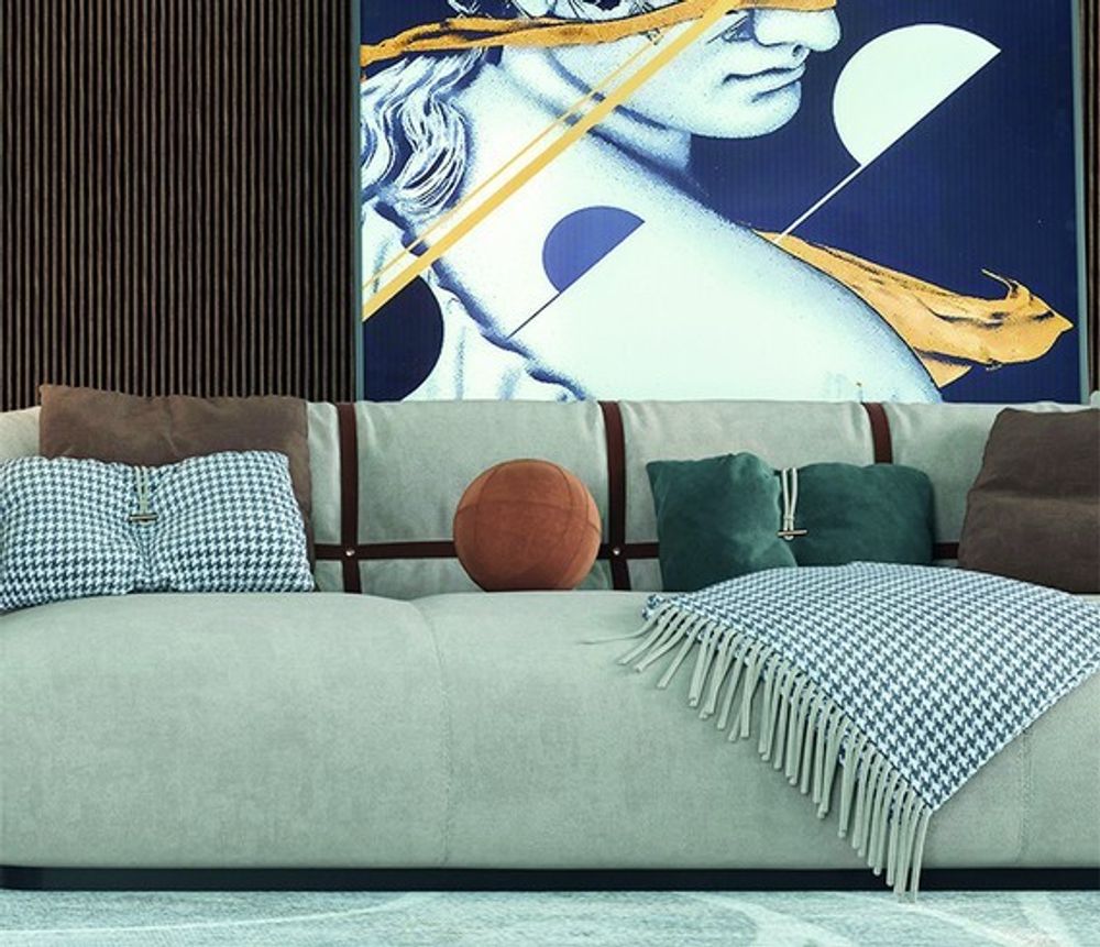 Стеновая панель HiWood декорированная, 270x12 см