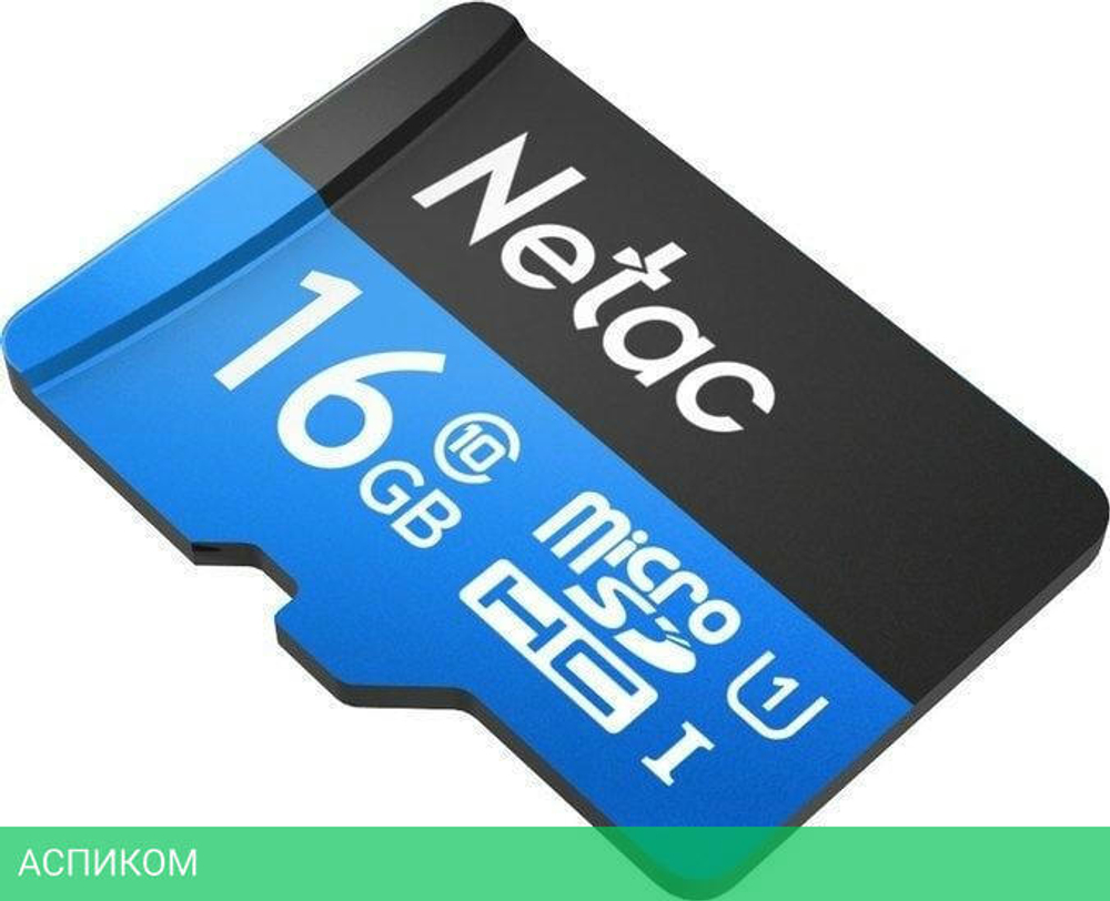 Карта памяти Netac P500 Standard 16GB с адаптером (NT02P500STN-016G-R)