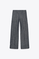 Брюки из смесового льна — zw collection