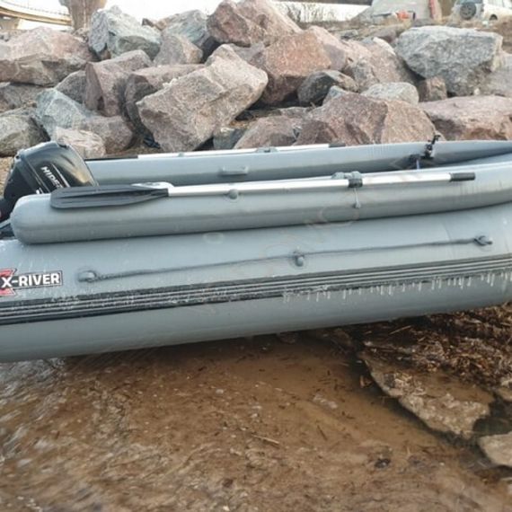 Надувная лодка X-River ROCKY 395 НДВД с фальшбортом